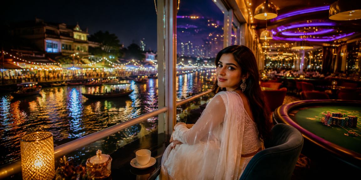 বরিশালে রাতের বাজারের আলোয় বিনোদন ক্যাসিনো পরিবেশ