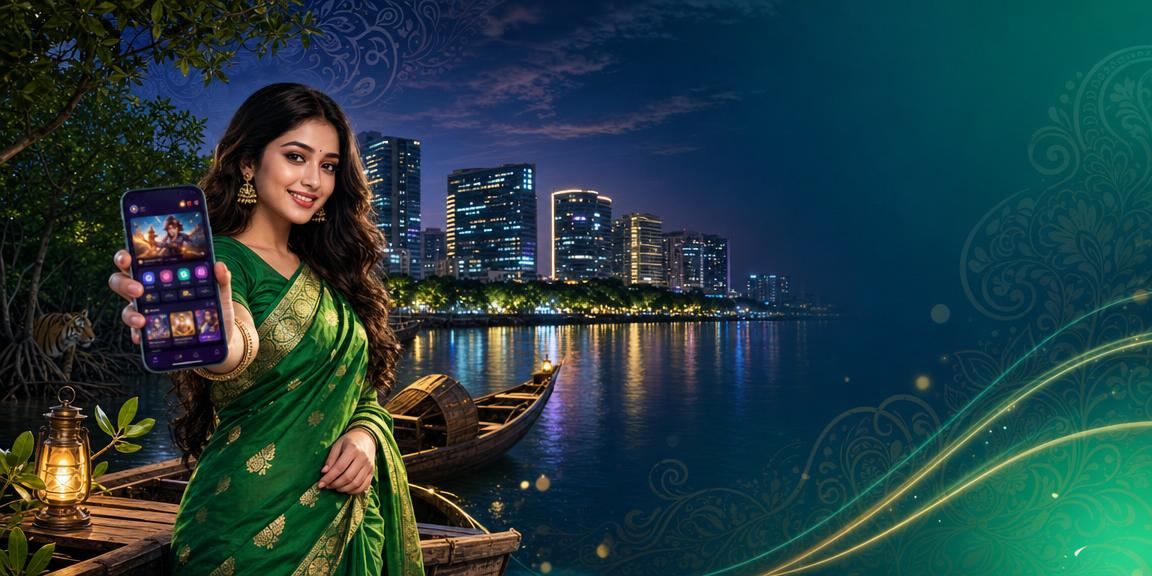 ঢাকায় শাড়ি পরিহিতা নারী মোবাইলে ক্যাসিনো ও সাহায্য পেজ ব্যবহার করছেন