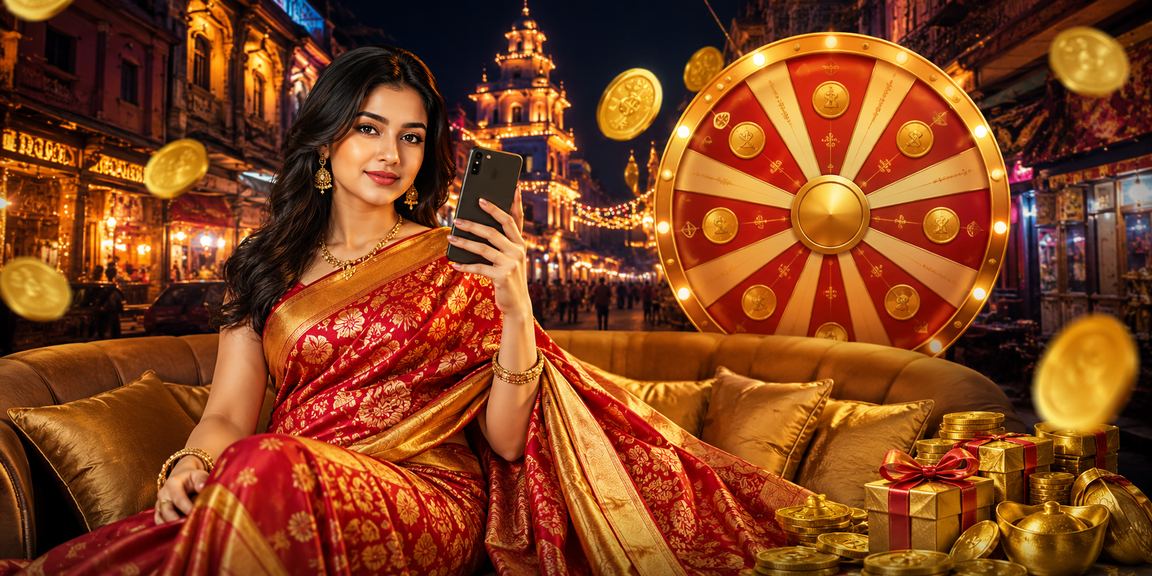 নারায়ণগঞ্জে শাড়ি পরিহিতা নারী রুলেট গেম খেলছেন